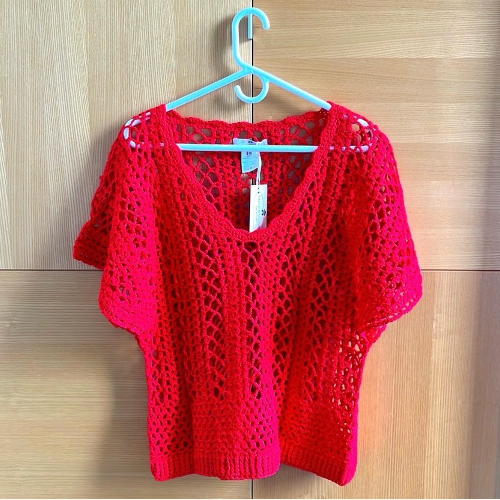 MUCHE et Muchette Crocheted Top